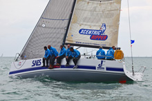 J/111 XCENTRIC RIPPER sailing SPI Ouest France regatta